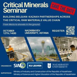 (partner event) Belgium – Kazakhstan Critical Minerals Seminar in Astana